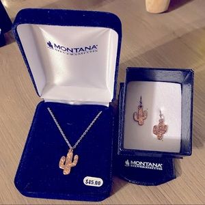 Montana Silversmith Cactus Set NWOT